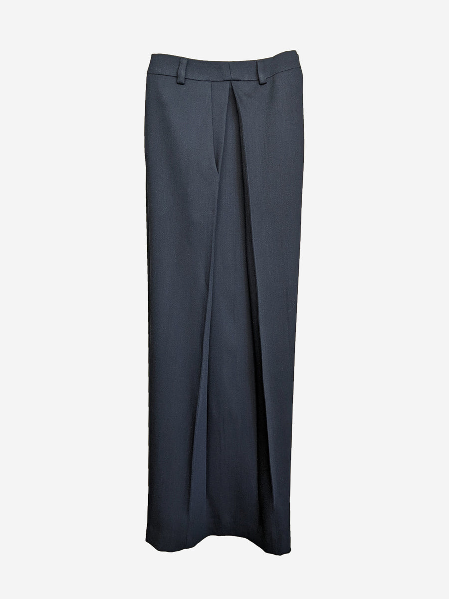 Side Pleat Pants Wool